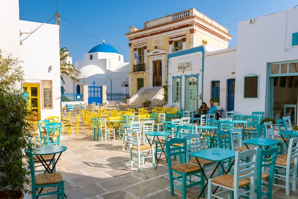 Serifos Griekenland September 2018 Het Centrale Plein Van Chora Serifos — Stockfoto