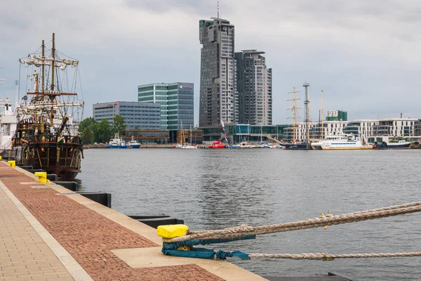 Gdynia Poland June 2020 Modern Architecture Gdynia Sea Towers Skyscrapers — Stock Photo, Image