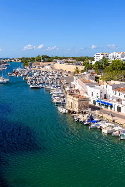 Menorca Spanyolország 2019 Október Ciutadella Kikötője Menorca Sziget Nyugati Részén — Stock Fotó