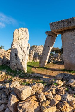 Talati de Dalt 'ın Menorca adasındaki talatik yerleşim yeri. Baleares, İspanya