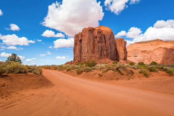 Célèbres Rochers Rouges Monument Valley Paysage Parc Tribal Navajo États — Photo