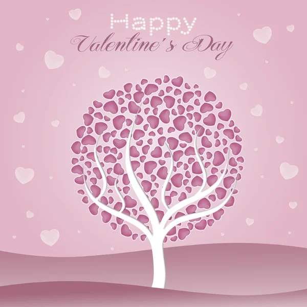 Illustration Tree Hearts — Stock Photo, Image