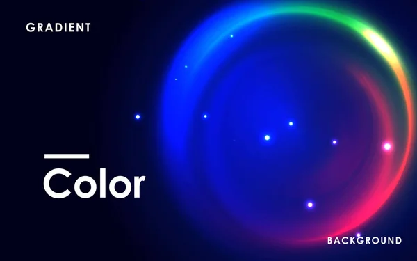 概要宇宙円の色背景 — ストックベクタ