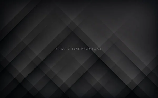 Fondo Negro Diagonal Abstracto Moderno — Vector de stock