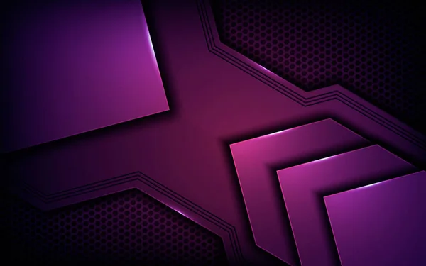 Фиолетовый Абстрактный Размер Темном Фоне Текстуры Реалистичное Наложение Слоев Текстуры — стоковый вектор