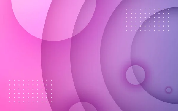 Фіолетовий Градієнтний Фон Кола Прикрасою Точок — стоковий вектор