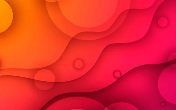 Abstract Moderne Achtergrond Verloop Kleur Geel Roze Verloop Met Halve — Stockvector