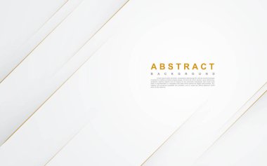 Modern soyut ışık, gümüş arkaplan vektörü. Altın çizgili zarif konsept tasarımı.