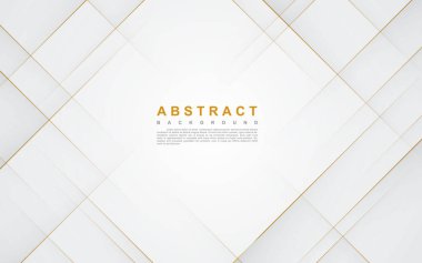 Modern soyut ışık, gümüş arkaplan vektörü. Altın çizgili zarif konsept tasarımı.