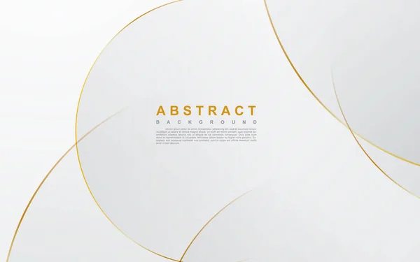 Modern Abstract Licht Zilver Achtergrond Vector Elegante Cirkel Vorm Ontwerp — Stockvector