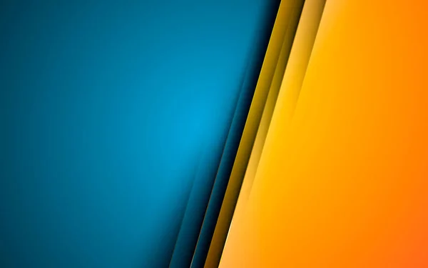 Современный Абстрактный Дизайн Хипстера Желтый Синий Перекрытия Фона Слоя — стоковый вектор