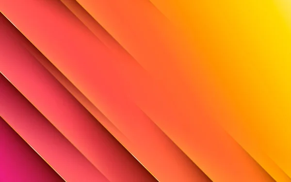 Современный Абстрактный Градиент Оранжевый Фиолетовый Фон Золотой Линией Точками Украшения — стоковый вектор