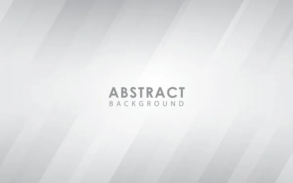 Abstrakt Ljus Silver Bakgrund Vektor Modern Vit Bakgrund — Stock vektor