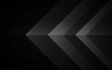 Siyah, soyut, geometrik arka plan. Işık desenli çizgi biçimi.