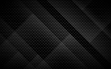 Siyah soyut geometrik arkaplan. Modern şekil konsepti.