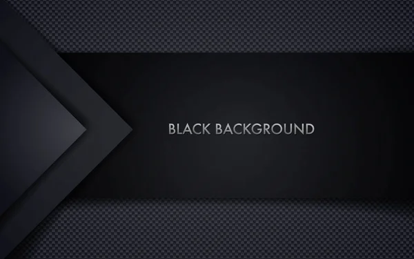 Fond Abstrait Cadre Noir Modèle Conception Mise Page Technologique Moderne — Image vectorielle