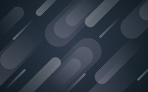 Fondo Geométrico Abstracto Negro Concepto Forma Luz Redondeada — Vector de stock