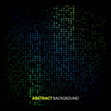 Renkli piksel arkaplanı. Soyut kare mozaik desen.