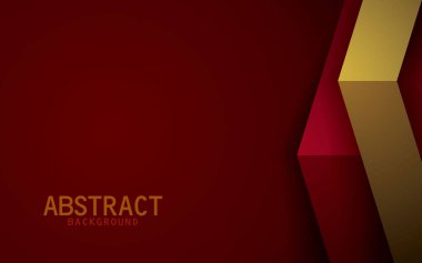 Koyu kırmızı ve sarı arka plan vektörü örtüşüyor