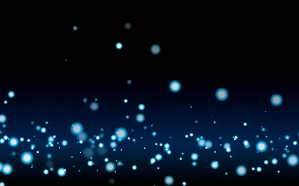 Fondo Bokeh Abstracto Azul — Archivo Imágenes Vectoriales