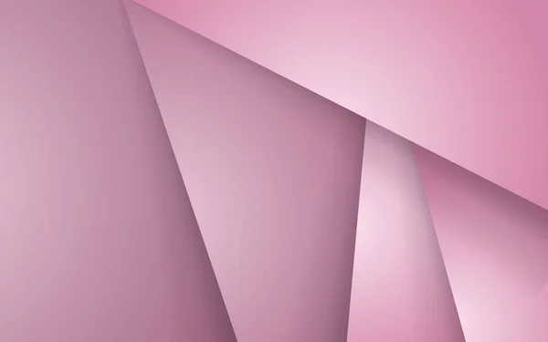 Abstract Overlappende Lagen Roze Achtergrond Vector Decoratieve Lagen Vorm Papier — Stockvector