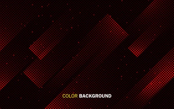 Red Abstract Geometric Background Dynamic Light Shape Concept — Stock Vector