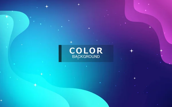 Moderne Vloeibare Kleuren Achtergrond Trendy Holografische Gradiënt Vorm Vloeibare Achtergrondsjabloon — Stockvector