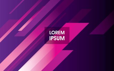 Modern mor geometrik arkaplan vektörü