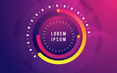 Modern geometrik arka plan. Teknoloji çok şekilli kompozisyon. vektör illüstrasyonu.