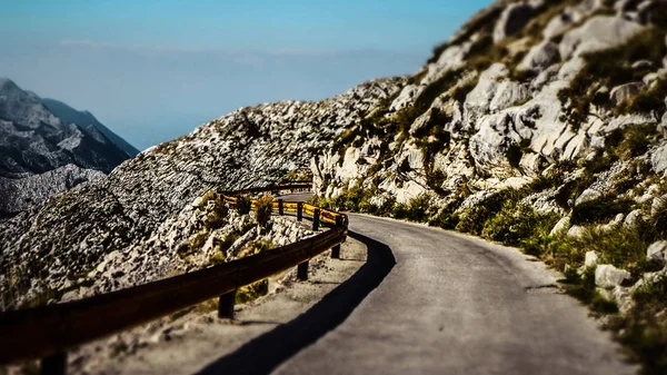 Sentiero Vuoto Sulla Sveti Jure All Interno Dei Monti Biokovo — Foto Stock