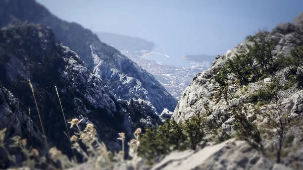 View Valley Peak Biokovo Mountains Makarska Croatia7 — Stock Photo, Image