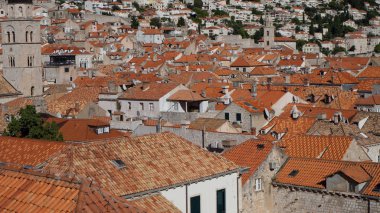 Güzel eski ve tarihi çatılar of Dubrovnik