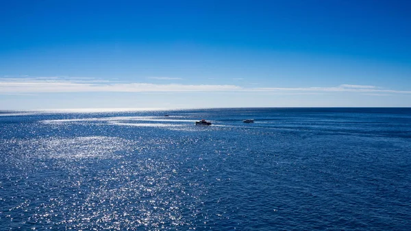 克罗地亚亚得里亚海深蓝水 — 图库照片