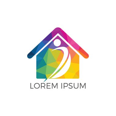 Tedavi ve Holistic Sağlık Merkezi logo tasarımı. İnsan sağlığı ve Tıp Merkezi logo tasarım şablonu.