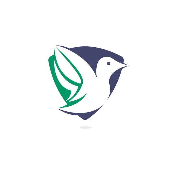 Projeto Logotipo Vetor Pássaro Modelo Design Logotipo Vetor Pássaro Criativo — Vetor de Stock