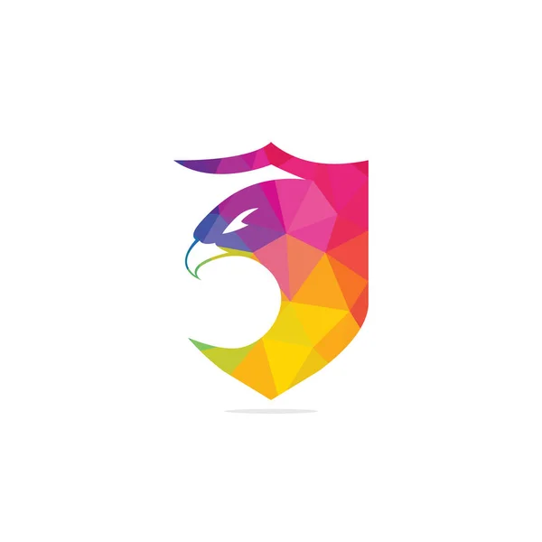 Adler Vogel Logo Abstraktes Design Fliegender Falke Logotyp Konzeptsymbol — Stockvektor