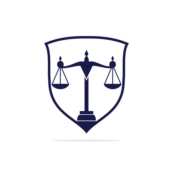 Law Attorney Logo Design Escritório Advocacia Design Logotipo Vetor Escritório —  Vetores de Stock