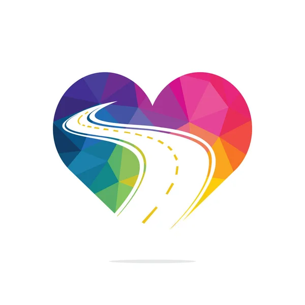 Yol vektör logosu tasarımına bayılıyorum. Yaratıcı yol yolculuğu logosu tasarımı.