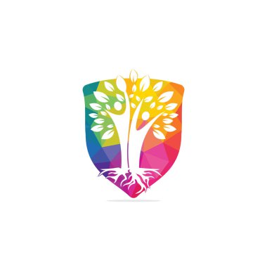 Aile Ağacı ve Kök Logosu Tasarımı. Aile Ağacı Sembol Simgesi Logo Tasarımı
