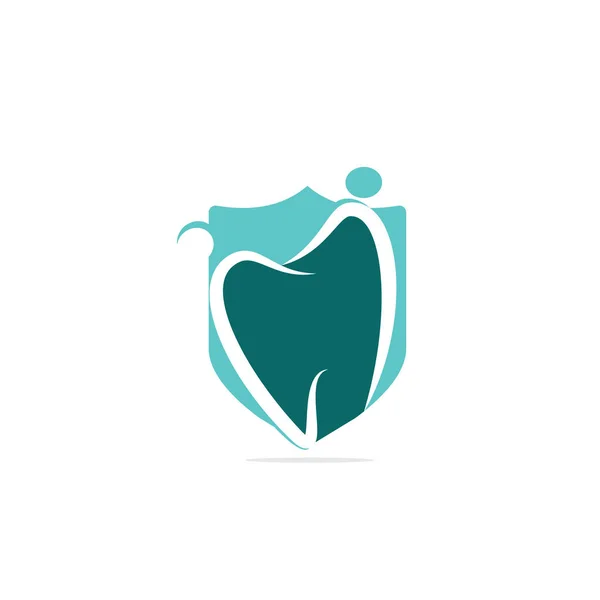 Дизайн Логотипа Семейной Стоматологической Клиники Абстрактный Дизайн Логотипа Человека Вектора — стоковый вектор
