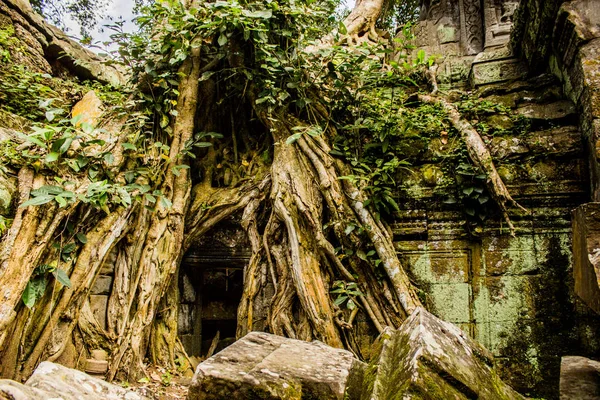 Banteay Kdei Świątyni Angkor Siem Reap Kambodża — Zdjęcie stockowe