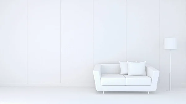 Rendering Modern Living Room — Stock Photo, Image
