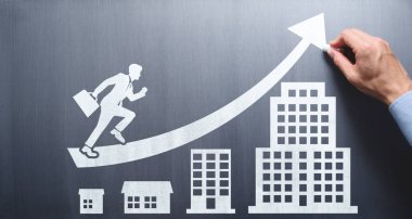 İş büyüme ve kariyer geliştirme planı. İş eğitimi. 