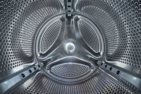 inside the front load washing machine drum