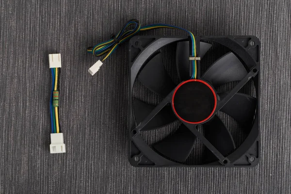 Computer Fan Lawaai Weerstand Kabel Snelheid Van Ventilator Van Computer — Stockfoto