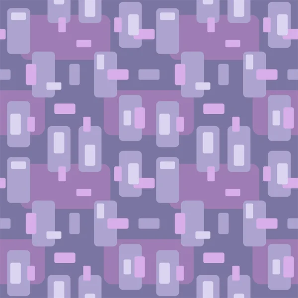 Abstract flat retro seamless pattern with rectangles. Timeless simple vector ornament.
