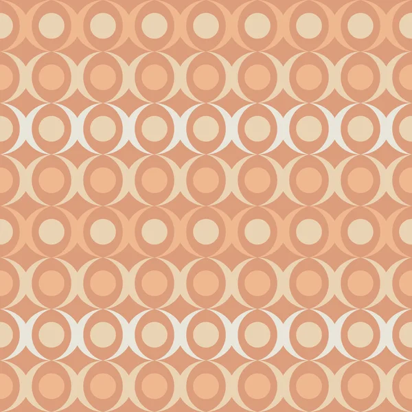 Abstract retro dotted flat seamless pattern with geometric garla