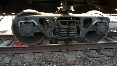 Demiryolu Ayakkabı tekerlek altında