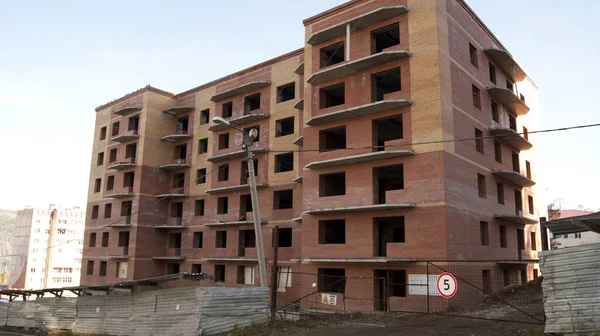 Site Opbouw Van Een Huis — Stockfoto