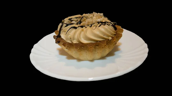 Gâteau Crème Cacahuètes — Photo